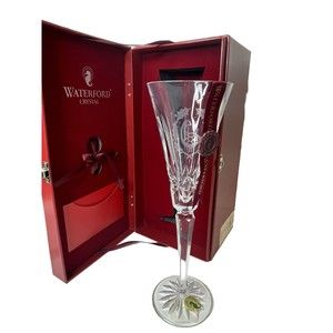 Waterford 12 DAYS OF CHRISTMAS CHAMPAGNE FLUTE Six Geese 6th Ed.